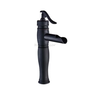 Bathroom Sink Tap Monobloc Basin Faucet Water Mixer Black Retro Water Pump Desig - Picture 1 of 5