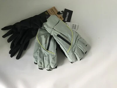 BURTON DryRide 灰色 Baker 触摸屏 滑雪板 滑雪手套 带 Liner 女式 XL 全新 — 第 1/3 张图片