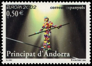 SPANISCH ANDORRA 281 - Europa Circus ""Tightrope Walker"" (Pb58851) - Bild 1 von 1