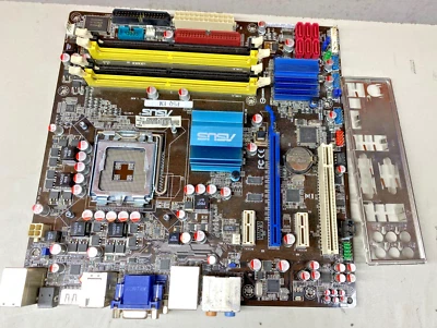 Asus P5Q-EM Motherboard LGA775 Intel G45 mATX w/ I/O Shield (OFFERS WELCOME) - Image 1 of 4