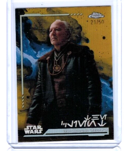 2024 Topps Chrome Star Wars The Client Gold Refractor #'ed 21/50 - Изображение 1 из 1