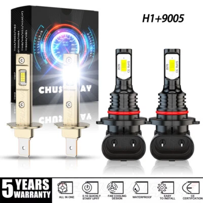 Подходит для Infiniti M35 2006 2007 2008 4 X 6000K светодиодные фары дальнего ближнего света белые лампы - Изображение 1 из 4