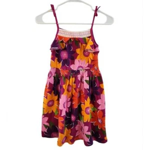 Gymboree Girl's Casual Summer Dress, 100% Cotton, Floral / Multicolor / 8 - Picture 1 of 6