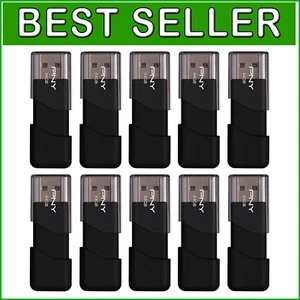 Bulk 10-Pack of 64GB USB 2.0 Drives - Durable with Sliding Collar Design - Afbeelding 1 van 9