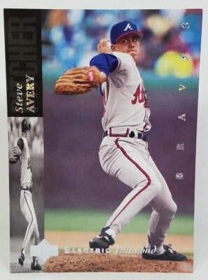 1994 Upper Deck Steve Avery Electric Diamond #420 Baseball Card Atlanta Braves - Image 1 of 2
