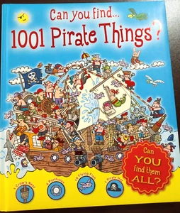 Igloobooks Can you find 1001 Pirate Things - Padded Hardcover Book - Picture 1 of 7