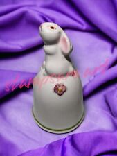 Vintage Avon 1984 Bunny Rabbit Ceramic Bell Spring Easter 1984 By Weiss