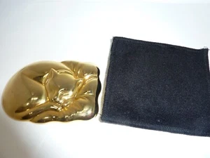 ESTEE LAUDER SCHLAFKATZE GOLDSPIEGEL MIT TASCHE - Bild 1 von 3