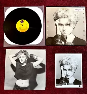 MADONNA MINT 1982 FIRST ALBUM US GOLD STAMP PROMO PRESS RECORD GLOSSY PHOTO 8X10 - Picture 1 of 18