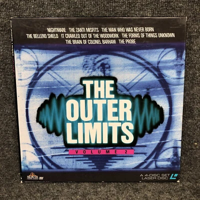 Vol. 2 “The Outer Limits” 12” Laserdisc 4 Disc Box Set With 8 Total Episodes EUC - Image 1 of 3