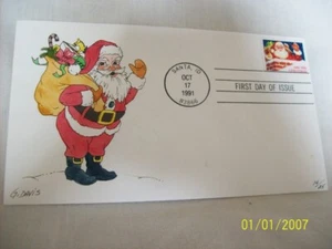 Gary Davis's first day cover for Christmas 1991 14/25 - Picture 1 of 1