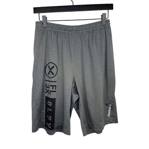 Reebok Shorts Boys Medium Kids Activewear Basketball Gym Gray Athletic Active - Picture 1 of 12
