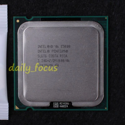 Intel Pentium Dual-Core E5800 3.2 GHz SLGTG AT80571PG0882ML LGA 775 CPU 800 MHz - Image 1 of 4