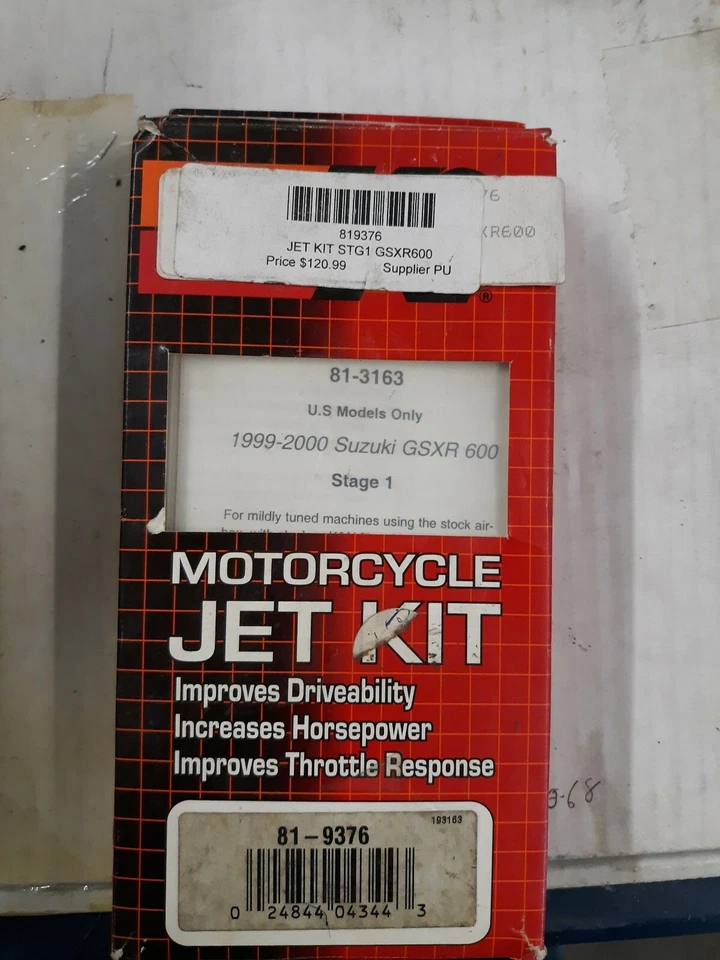 Stage One Jet Kit Gsxr 600 81-9376 - Image 1 of 1