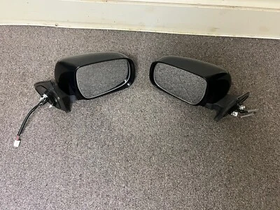 Espelhos retrovisores de porta esquerda direita Toyota Tacoma 2008 preto usado - Imagem 1 de 4