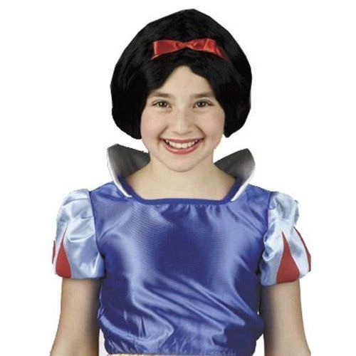 Disney Princesa Blancanieves Niño Disfraz Peluca Vestir Halloween Foto 1 de 1