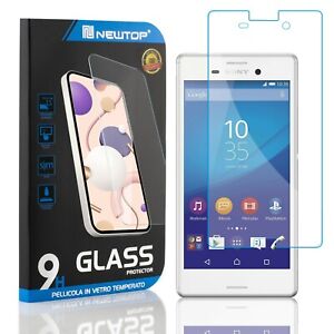 Pellicola Vetro Temperato Premium per Sony Xperia M4 Aqua Glass Trasparente