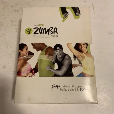 ZUMBA FITNESS 4 Disc Box Set BEGINNERS ADVANCED POWER ABS BUNS DVD15 - Imagem 1 de 4