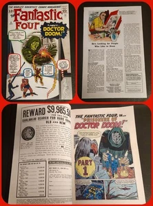 Fantastic Four #5 (Marvel Comics Juli 1962) schöne Replik Zeitungspapier - Bild 1 von 8