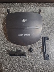Saturn Console Top Replacement Door Cover Assembly Sega MODEL MK80000A USA Black