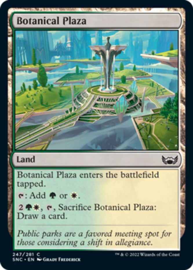 x1 Botanical Plaza - Streets of New Capenna - NM - MTG - Image 1 of 1