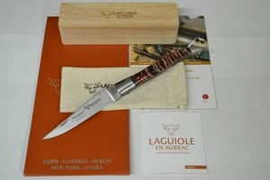 Laguiole en Aubrac Taschenmesser 12cm Messer Griffe aus Mammutbackenzahn - Bild 1 von 9