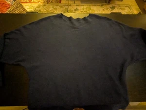 Midnight Blue Dolman Sleeved Sweater Medium Large - Picture 1 of 4