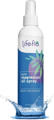Aceite de magnesio puro para pies y cuerpo - Spray de magnesio 100 % puro de la antigüedad Foto 1 de 4