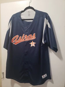  ASTROS Jersey T-Shirt with Tombols Dark Blue Size XLarge Retail $60  - Picture 1 of 11