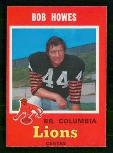 Bob Howes 1971 O-Pee-Chee CFL Nº 33 Como Nuevo 28653 - Imagen 1 de 2