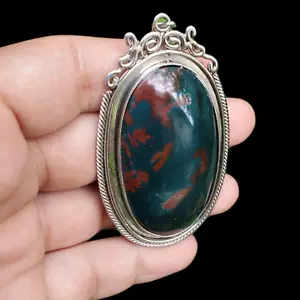 Blutstein Halskette Anhänger Schmuck 36gr - Bild 1 von 4