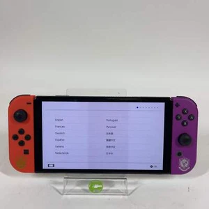 Nintendo Switch OLED Videospielkonsole HEG-001 Pokemon Scharlachrote & Violette Edition - Bild 1 von 12