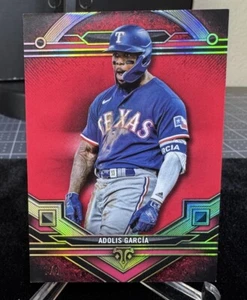 2024 Topps Triple Threads Adolis Garcia Ruby Parallel 1/1 Texas Rangers - Bild 1 von 3
