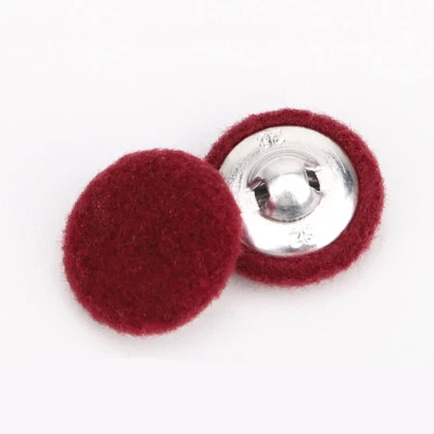 12x Fabric Covered Metal Shank Round Sewing Buttons for Suits Dress Coat Costume - Image 1 of 4