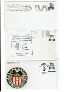 Apollo 16 MASSACHUSETTS April 1972 Tracking Stations Space 5 Covers !! - Picture 1 of 2