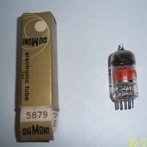 DUMONT 5879 LAMPE TUBE RADIO TSF AMPLI A LAMPE USA . - Picture 1 of 8