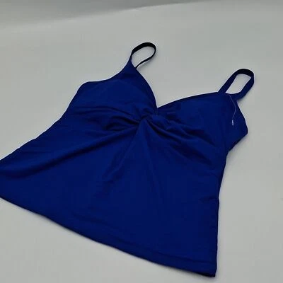 Camiseta Tankini BLEU Rod Beattie para Mujer 8D Let's Get Twisted Nadar Azul Cobalto Nueva Sin Etiquetas Foto 1 de 4