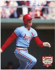 Andy Van Slyke Autographed Signed 8x10 Photo Cardinals Hall Of Fame Museum - Picture 1 of 1