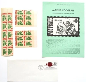 Football First Day Cover, Stamps & Bulletin - Intercollegiate 100th Anniversary - Picture 1 of 9