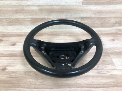 MERCEDES BENZ W203 C230 C320 C32 OEM VOLANTE DELANTERO CUERO NEGRO 02-05 Foto 1 de 4