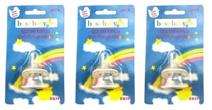 12 Pack Baby Bottle Silicone Nipples - Fits All Standard Nursers - Picture 1 of 1