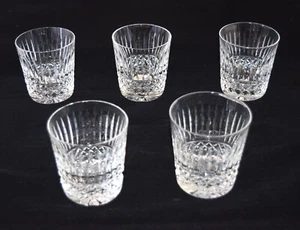 Vintage Set 5 klare Waterford Kristall Longdrinkgläser Whisky Gläser - Bild 1 von 12
