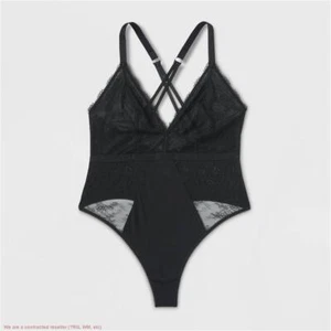 Deep-V Unlined Lace Lingerie Bodysuit-Auden1X *SEE DEAL!!!* - Picture 1 of 2