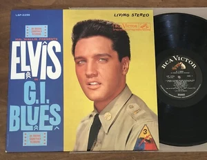 ELVIS PRESLEY ~ G.I. BLUES / RCA LSP-2256 LIVING STEREO 1960 3s/3s LP w/ INNER - Picture 1 of 3
