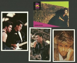 WHAM George Michael Andrew Ridgeley Fab Card Collection AA