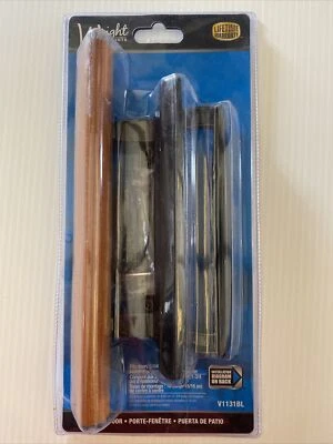 WRIGHT PRODUCTS V1131BL Mortise Patio Door Handles, Black - Image 1 of 2