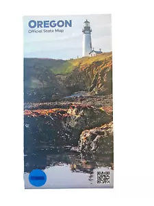 Highwy Road Map of Oregon Official state map 2023-24 NEW CONDITION FREE shipping - Picture 1 of 4
