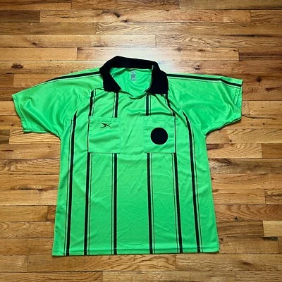 Polo Score Soccer Árbitro Manga Corta Poliéster Verde Talla Pequeña y Grande Foto 1 de 4