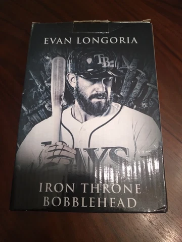 Evan Longoria Iron Throne Rays Bobble Head 7" Cover