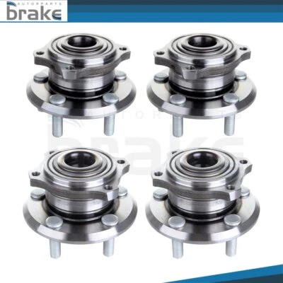 4 Front Rear Wheel Hub Bearing For Chrysler 300 2005-2009 Dodge Charger 2007-09 Foto 1 de 4